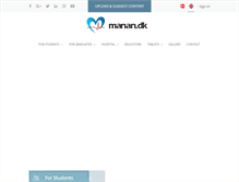 Tablet Screenshot of manan.dk